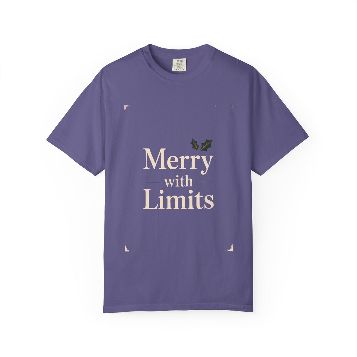 Merry With Limits Shirt, Funny Christmas Shirt For Busy Adults, Sarcastic Holiday Tee, Christmas Gift For Tired Adults, Funny Holiday Shirt…