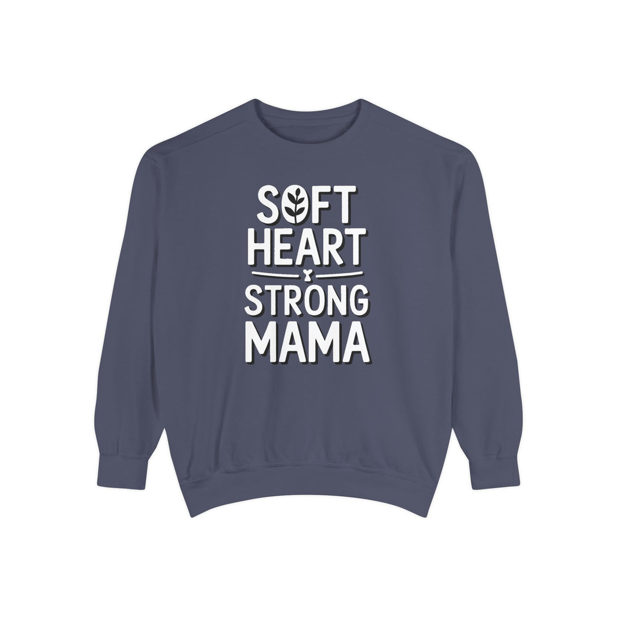 Mom Sweatshirt, Soft Heart Strong Mama Crewneck, Mothers Day Gift For Mom, Floral Patchwork Mom Shirt, Embroidered Mama Sweatshirt