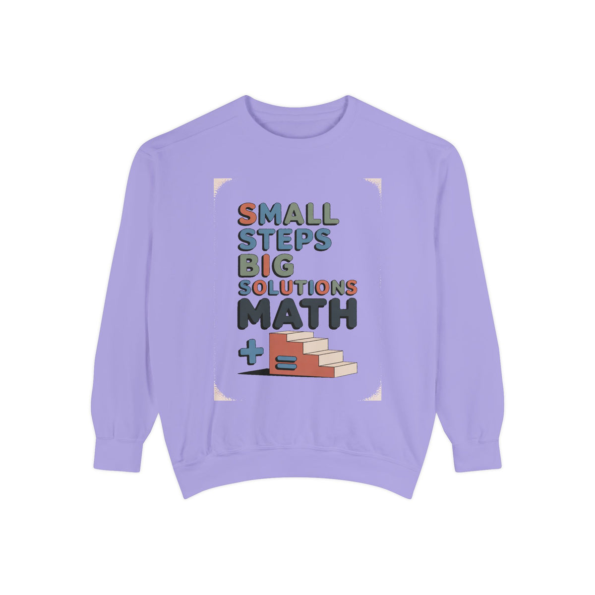 Math Teacher Sweatshirt, Small Steps Big Solutions Crewneck, Math Teacher Retirement Gift, Funny Math Teacher Sweater, Teacher Appreciation…