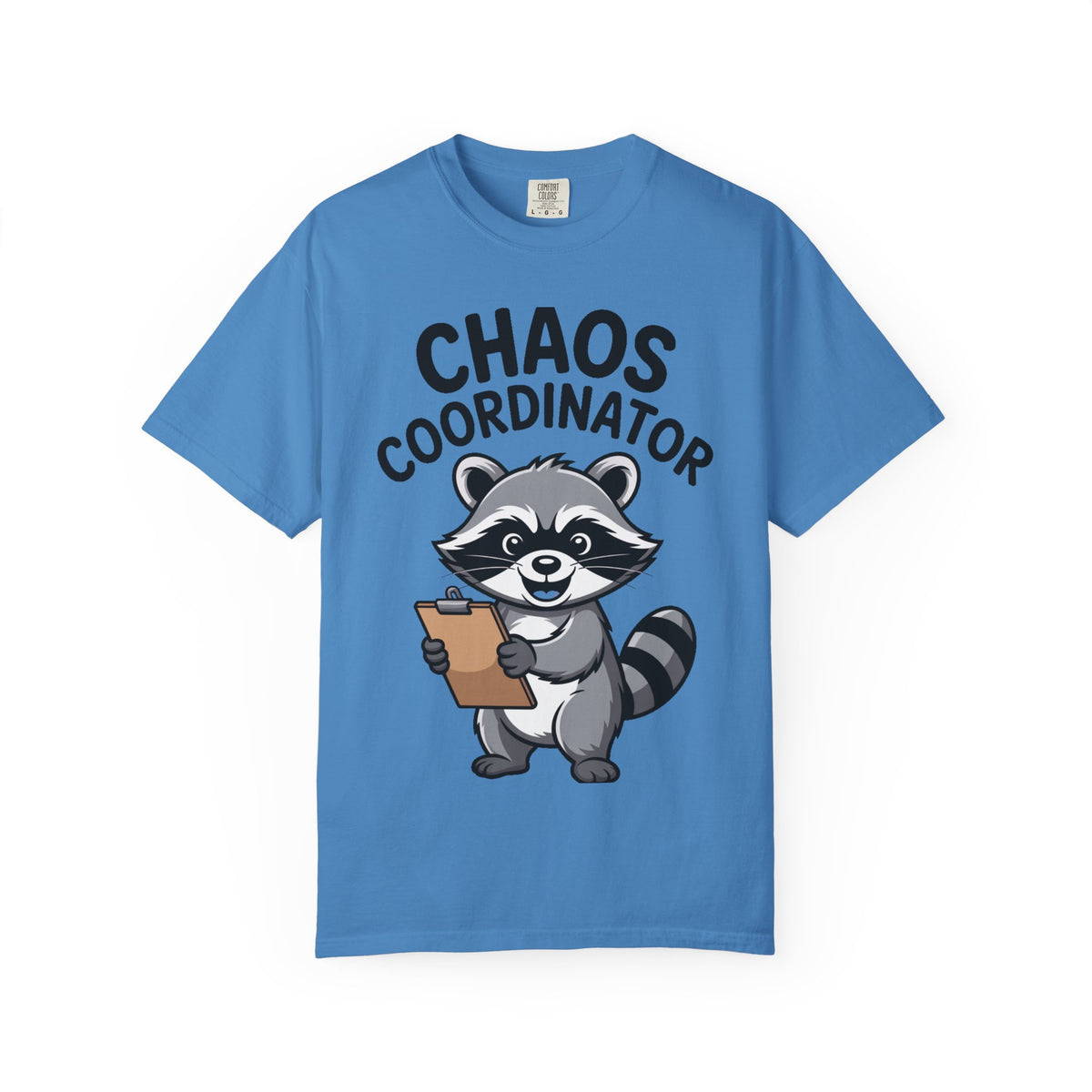 Chaos Coordinator Raccoon Shirt, Funny Raccoon T-Shirt, Trash Panda Gift, Cute Clipboard Raccoon Tee, Sarcastic Work Shirt