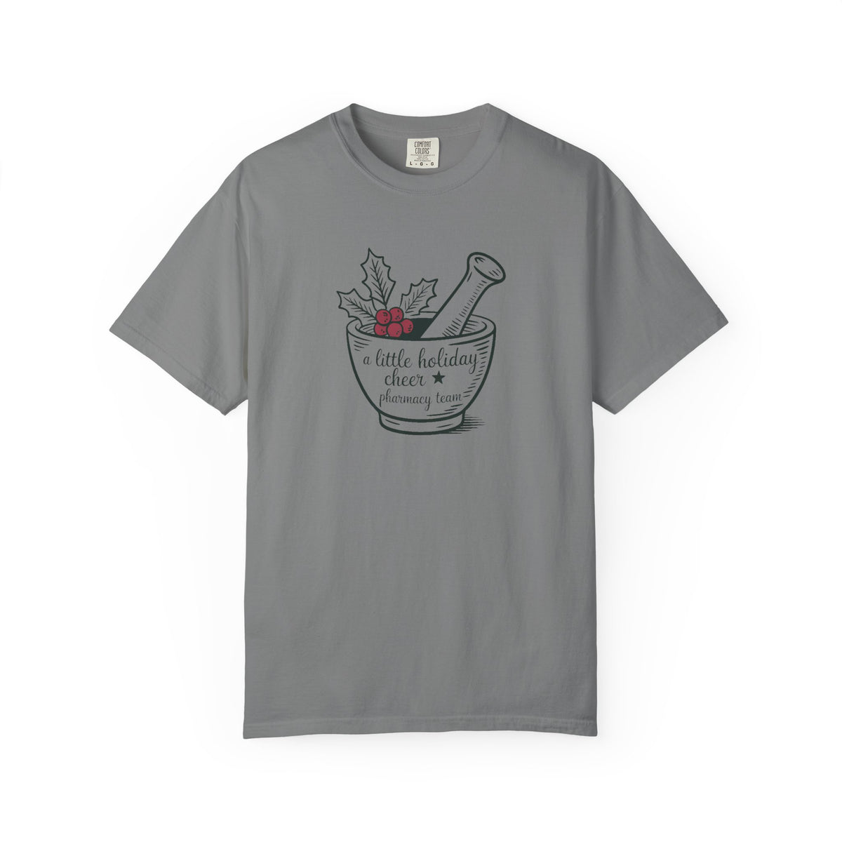 Pharmacy Team Christmas Shirt, A Little Holiday Cheer Tee, Pharmacy Christmas Crew Gift, Funny Pharmacist Holiday Shirt, Pharmacy Staff Tee