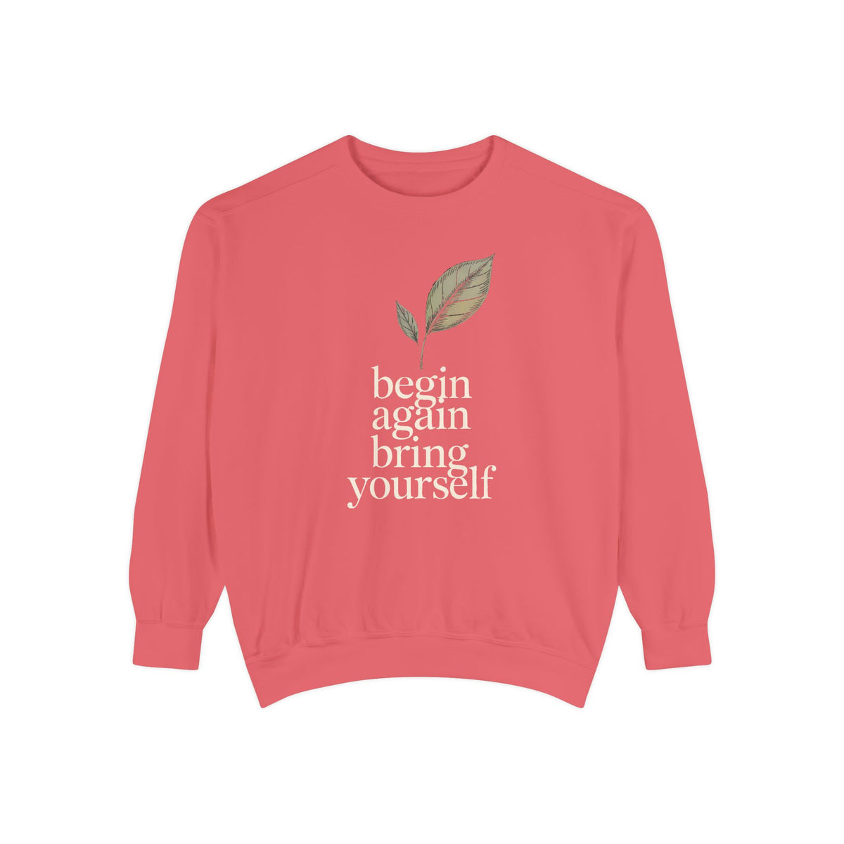 New Job Sweatshirt, Begin Again Crewneck, New Chapter Gift, Faith Based Gift, Positive Message Sweatshirt, Inspirational New Job Gift