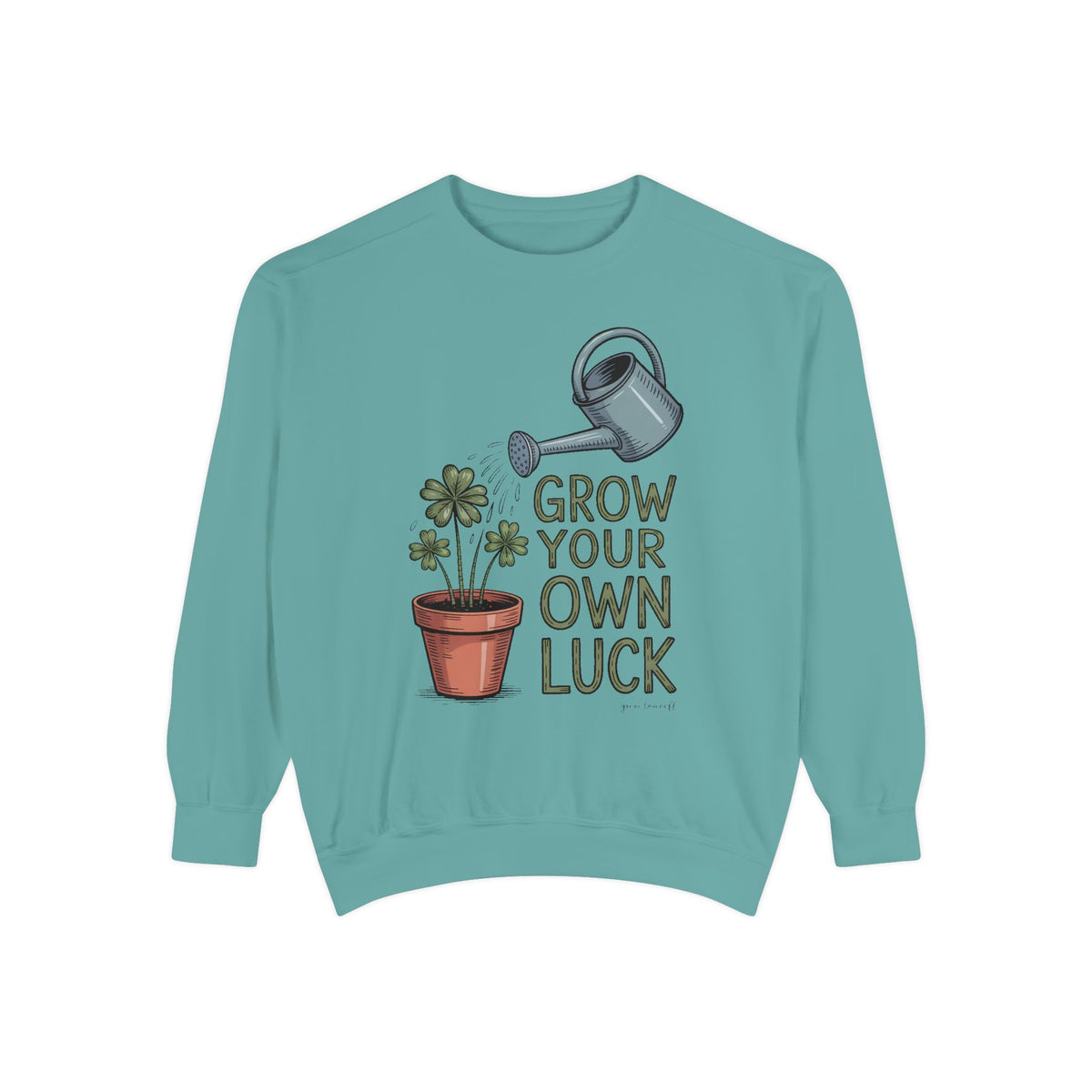 Gardener Sweatshirt, St Patrick's Day Gift For Gardener, Grow Your Own Luck Shirt, Plant Lover Sweatshirt, Shamrock Garden Gift, Lucky Gard…