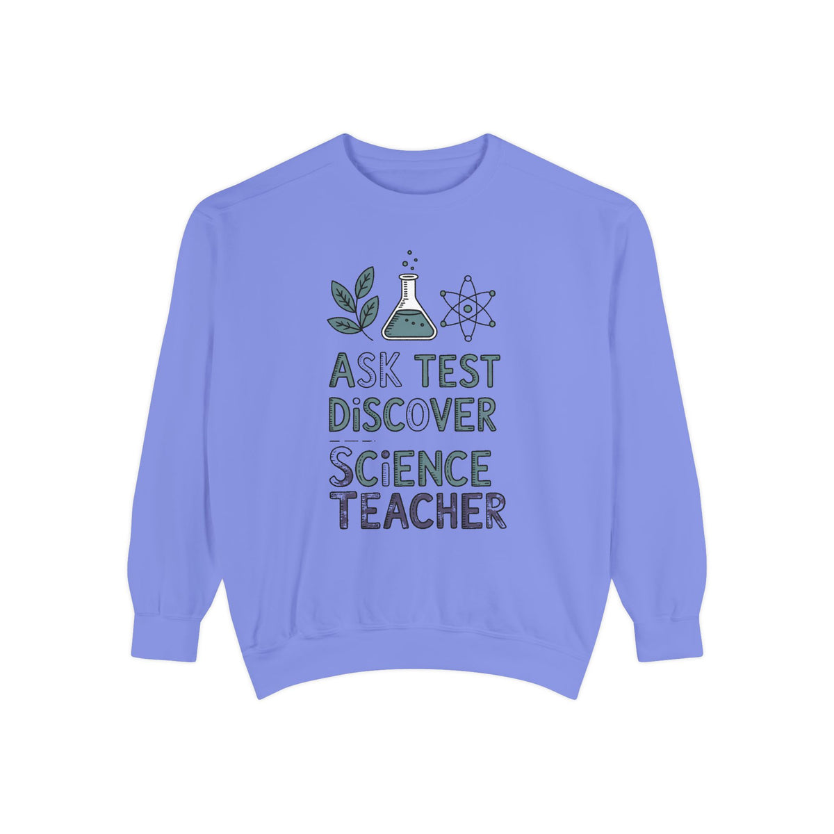 Science Teacher Sweatshirt, Ask Test Discover Crewneck, Science Teacher Retirement Gift, Professions Sweater, Science Teacher Appreciation…