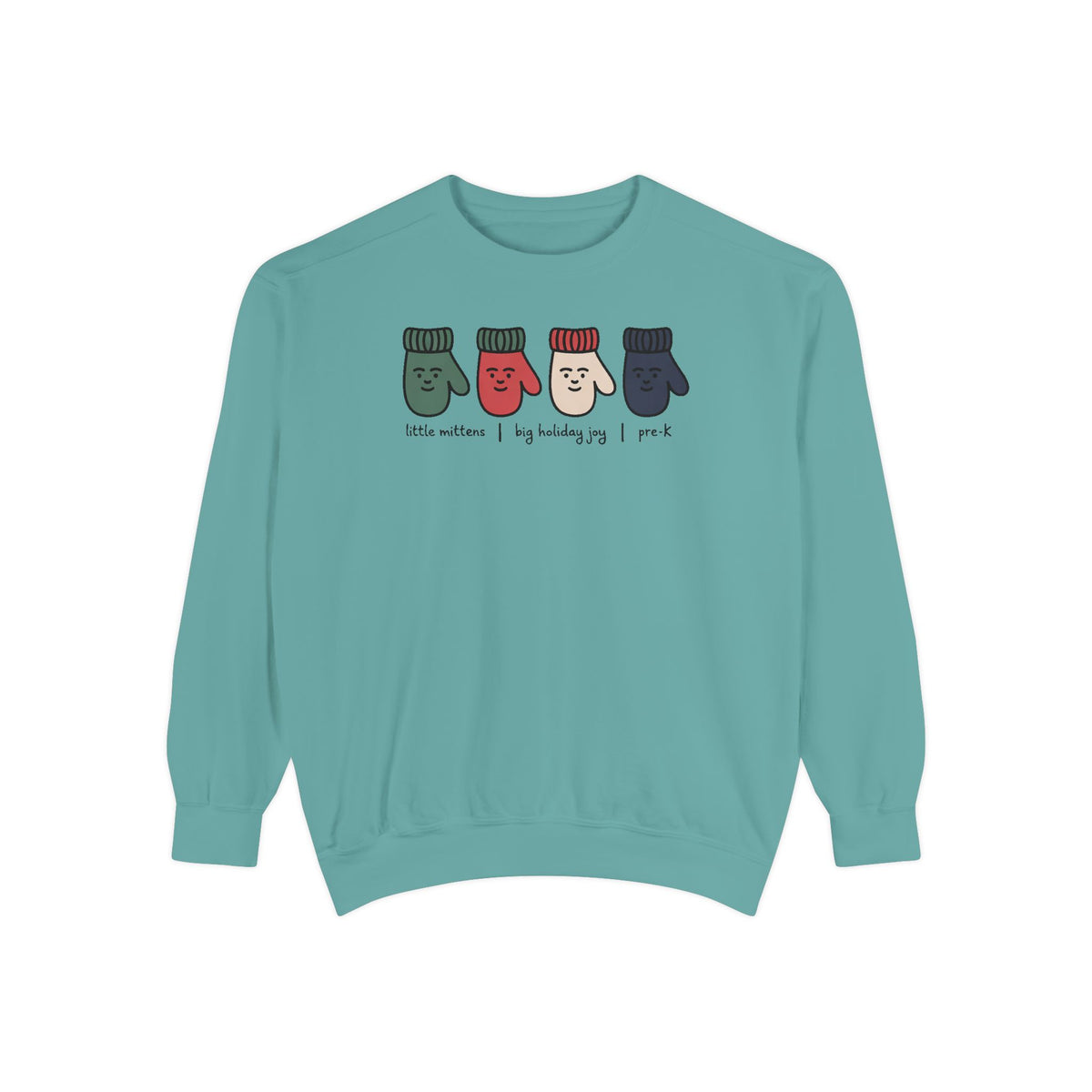 Pre-K Teacher Sweatshirt, Little Mittens Christmas Crewneck, Preschool Staff Christmas Gift, Holiday Gift For Pre-K Teacher, Christmas Teac…