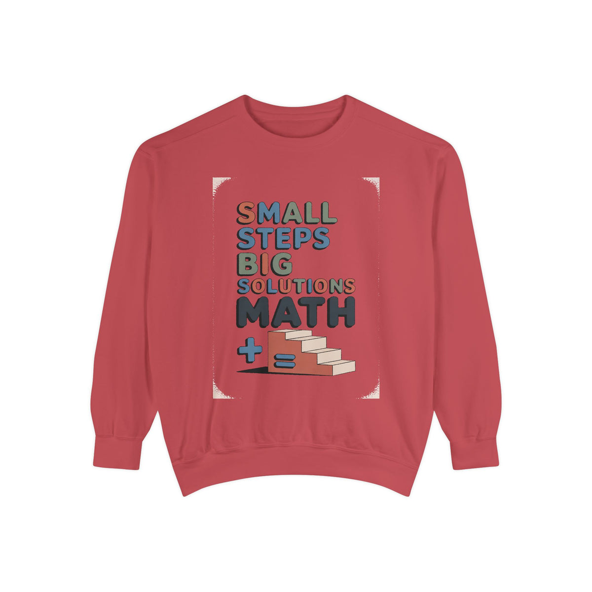 Math Teacher Sweatshirt, Small Steps Big Solutions Crewneck, Math Teacher Retirement Gift, Funny Math Teacher Sweater, Teacher Appreciation…