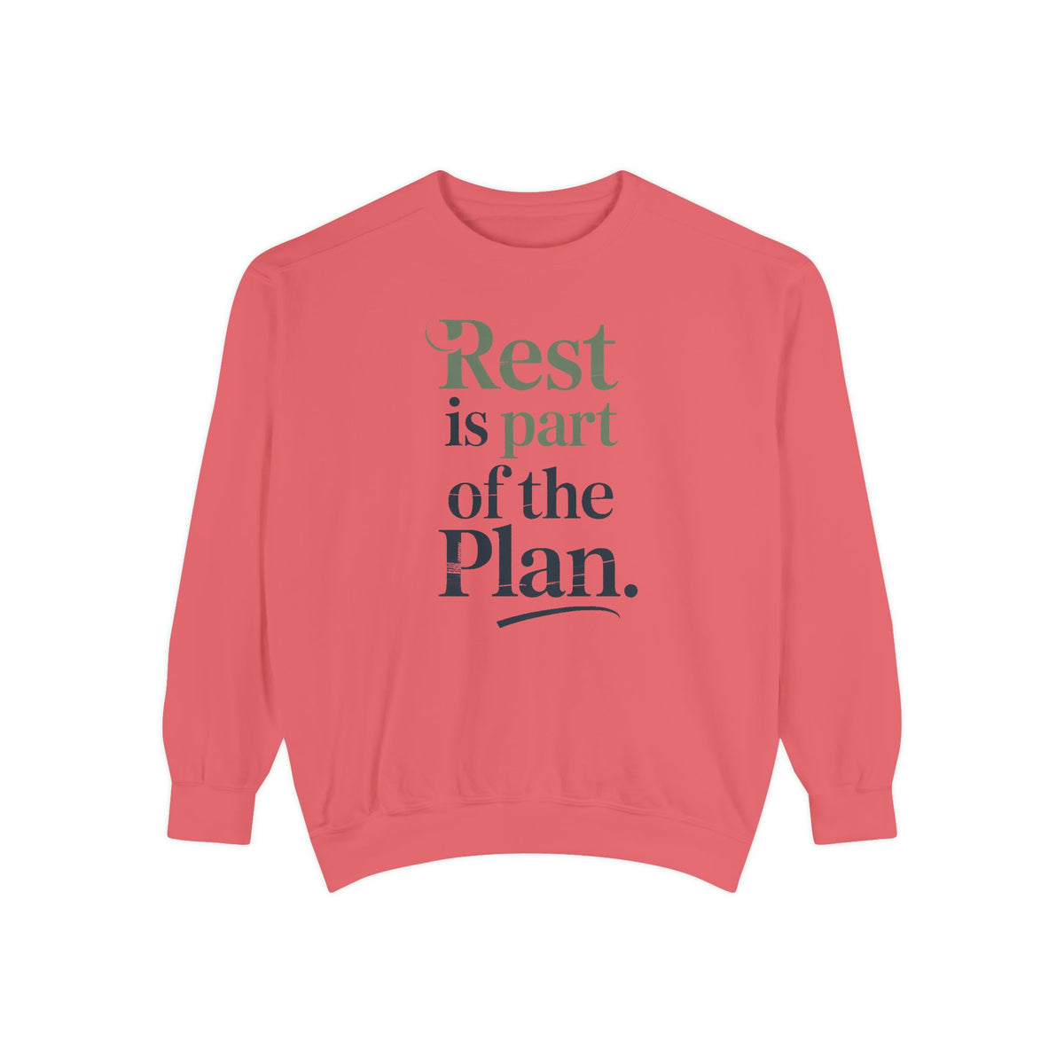 Mental Health Self Care Sweatshirt, Rest Is Part Of The Plan, Mental Health Awareness Gift, Self Care Crewneck, Therapy Support Sweatshirt