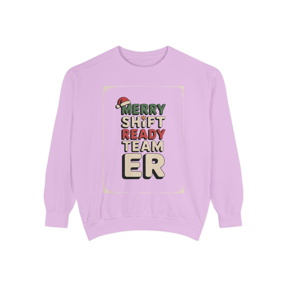 ER Nurse Sweatshirt, Merry Shift Ready Team, Christmas Gift For ER Nurse Crew, Emergency Room Nurse Crewneck, ER Team Holiday Shirt