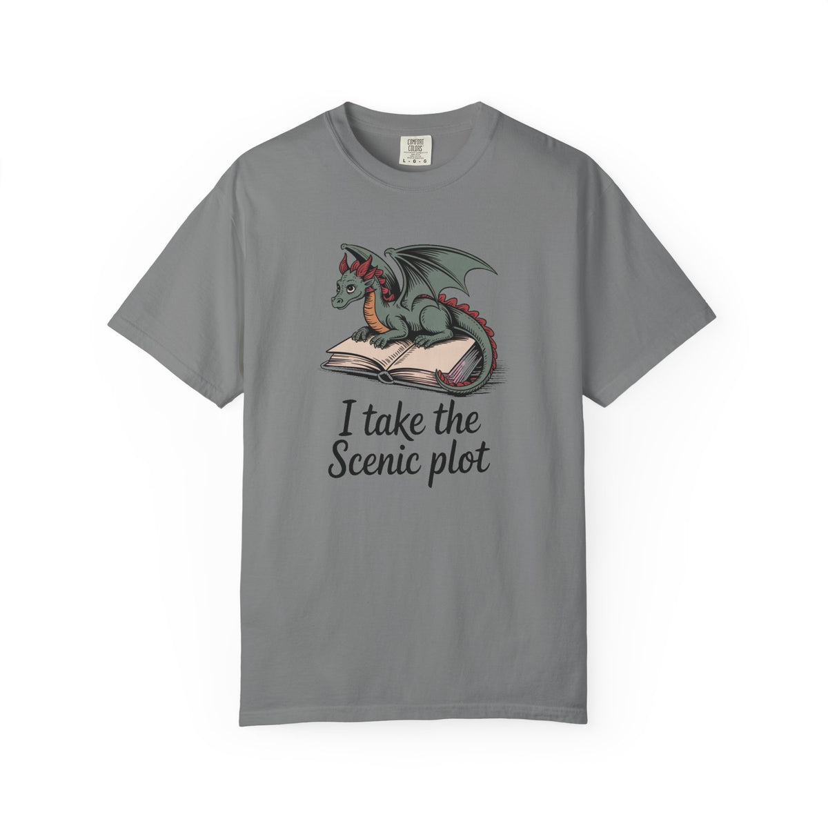 Fantasy Reader Shirt, I Take The Scenic Plot, Dragon Book Lover Gift, Bookworm T-Shirt, Fantasy Book Lover Tee, Reading Hobby Shirt