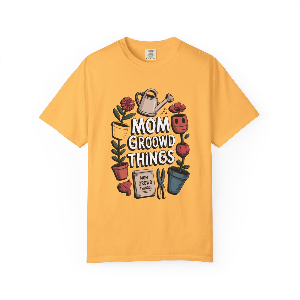 Gardener Mom Shirt, Mom Grows Good Things Tee, Mother's Day Gift For Plant Mom, Gardening Mom Gift, Garden Lover Mom T-Shirt, Mothers Day T…