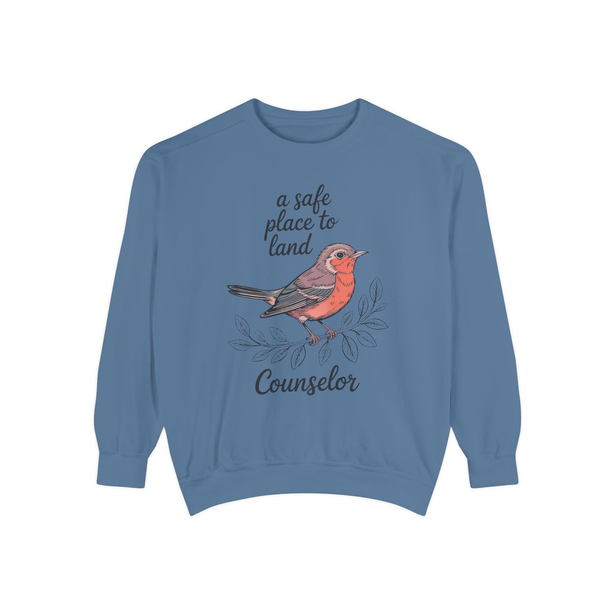 School Counselor Sweatshirt, A Safe Place To Land, Counselor Appreciation Gift, Teacher Appreciation Crewneck, Counselor Week Sweatshirt, G…