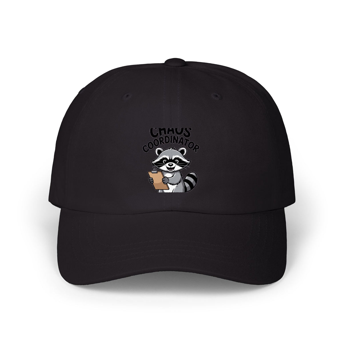 Raccoon Chaos Coordinator Dad Hat, Funny Raccoon Embroidered Cap, Chaos Coordinator Gift, Cute Raccoon Baseball Hat, Unisex Dad Cap