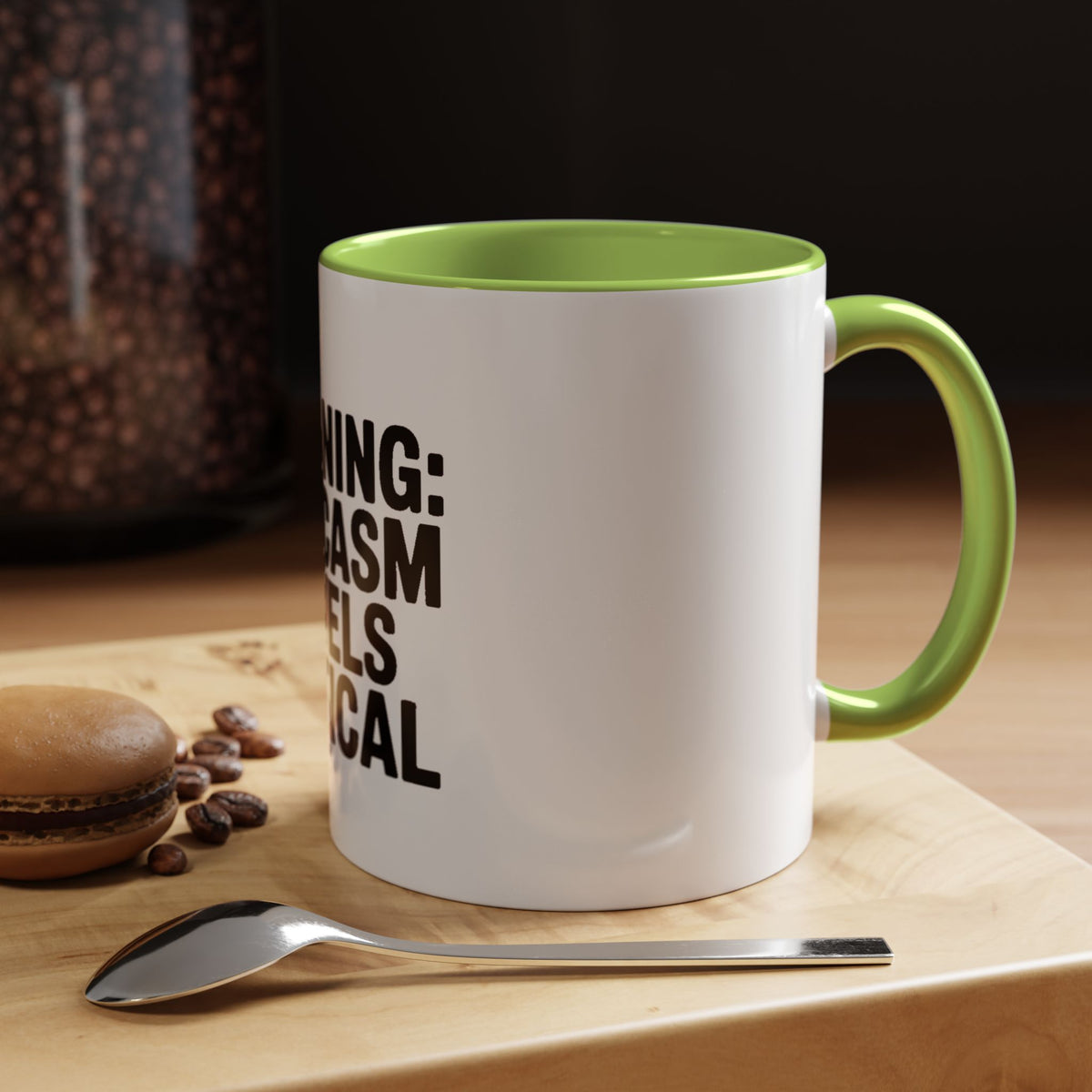 Warning Sarcasm Levels Critical Mug, Funny Sarcastic Coffee Mug, Sarcasm Quote Cup, Coworker Gift, Funny Office Mug