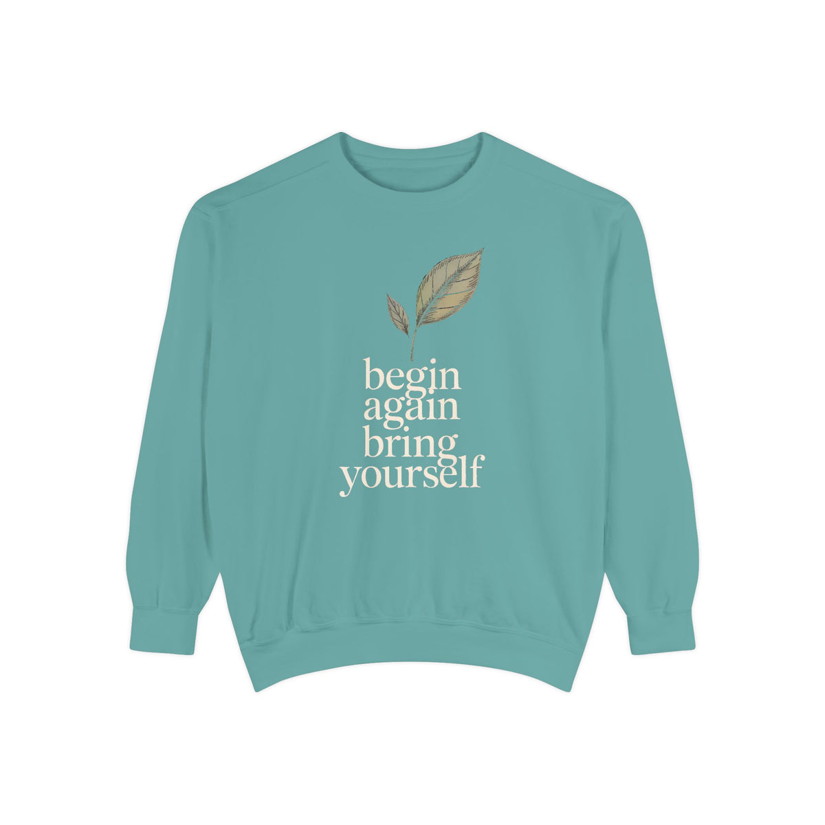 New Job Sweatshirt, Begin Again Crewneck, New Chapter Gift, Faith Based Gift, Positive Message Sweatshirt, Inspirational New Job Gift