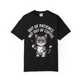Funny Teacher Cat Shirt, Out Of Patience Not Out Of Coffee T-Shirt, Cat Lover Teacher Gift, Grading Papers Tee