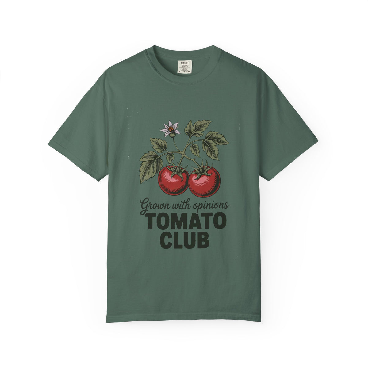 Gardener T-Shirt, Grown With Opinions Tomato Club, Funny Gardening Gift, Tomato Lover Tee, Vegetable Garden Shirt, Hobby Gift For Gardener