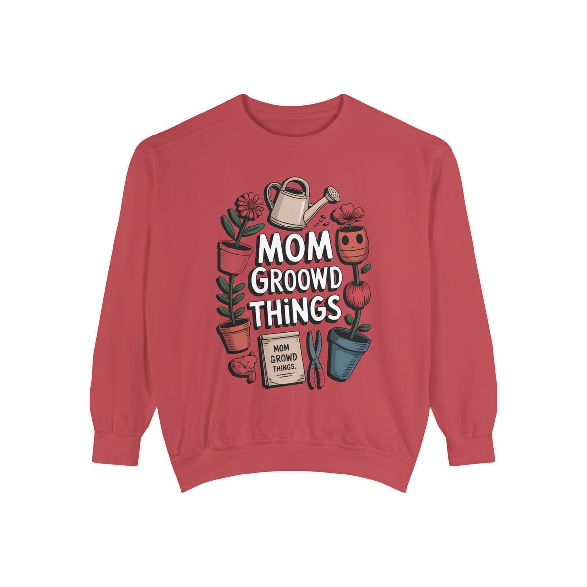 Gardener Mom Sweatshirt, Mom Grows Good Things Crewneck, Mothers Day Gift For Gardener Mom, Plant Mom Sweatshirt, Garden Lover Gift