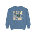 Introvert Christmas Sweatshirt, Festive From A Distance, Funny Christmas Gift For Introverts, Antisocial Holiday Crewneck, Cozy Christmas T…