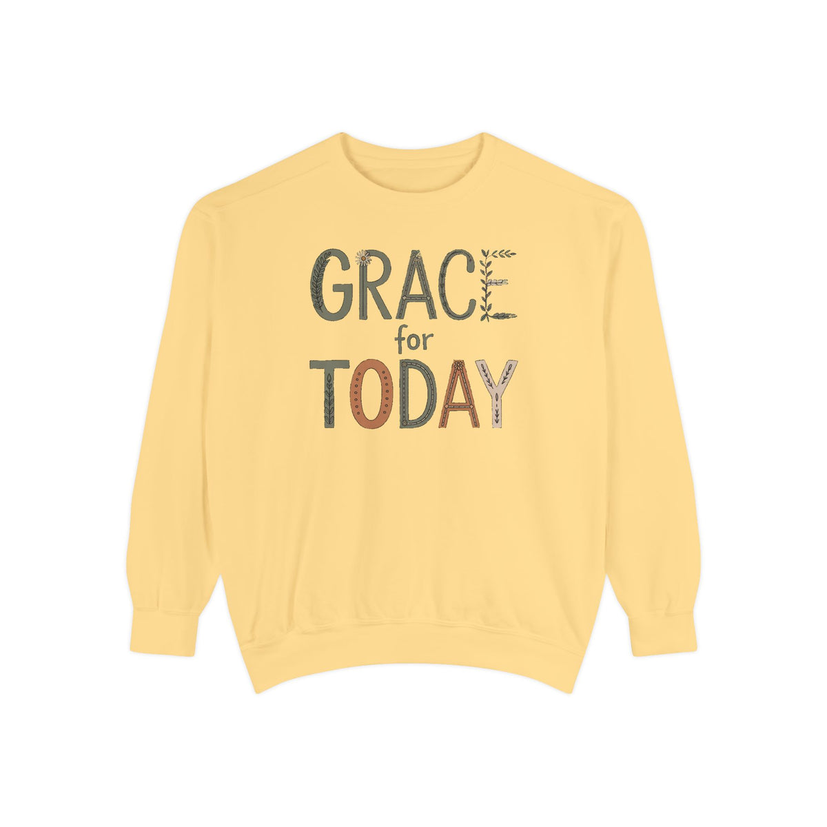 Christian Gift For Women, Grace For Today Sweatshirt, Faith Based Crewneck, Religious Sweatshirt Gift, Christian Woman Gift, Inspirational…