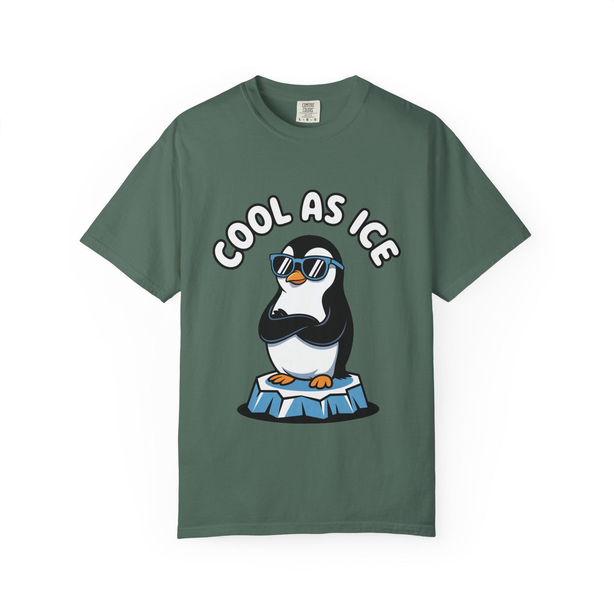 Cool As Ice Penguin Shirt, Funny Sunglasses Penguin T-Shirt, Cute Winter Animal Tee, Ice Block Bird Lover Gift