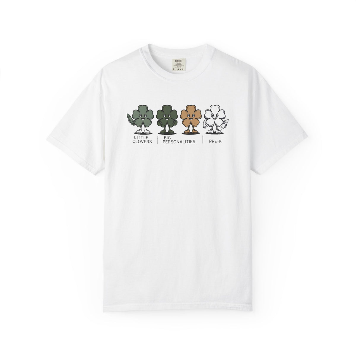 Preschool Teacher Shirt, St Patrick's Day Gift, Little Clovers Big Personalities Tee, Pre-K Teacher Shirt, Cute Clover Teacher Gift, Lucky…