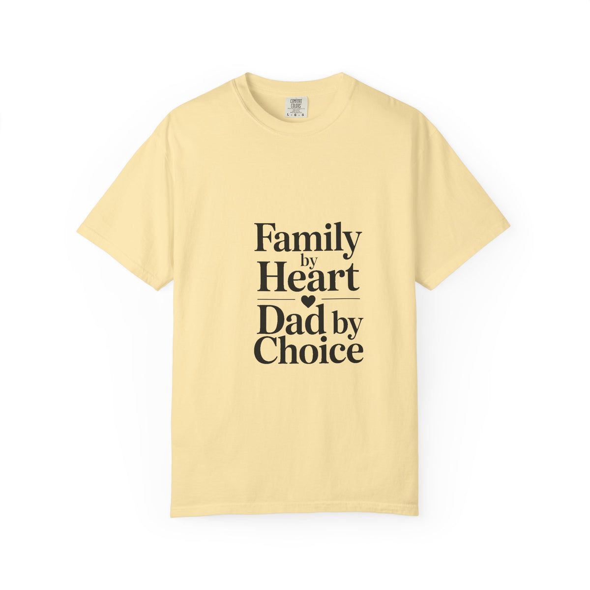 Bonus Dad Shirt, Family By Heart Dad By Choice Tee, Father's Day Gift For Bonus Dad, Stepdad Gift Shirt, Minimalist Dad Tee, Gift For Stepd…