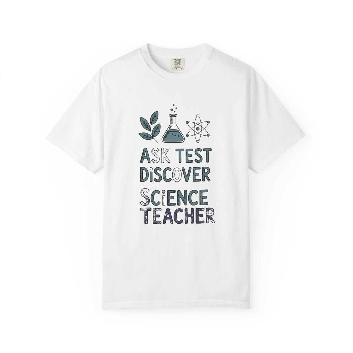 Science Teacher Shirt, Ask Test Discover Tee, Science Teacher Retirement Gift, Funny Science Teacher Shirt, Teacher Appreciation Gift, Prof…