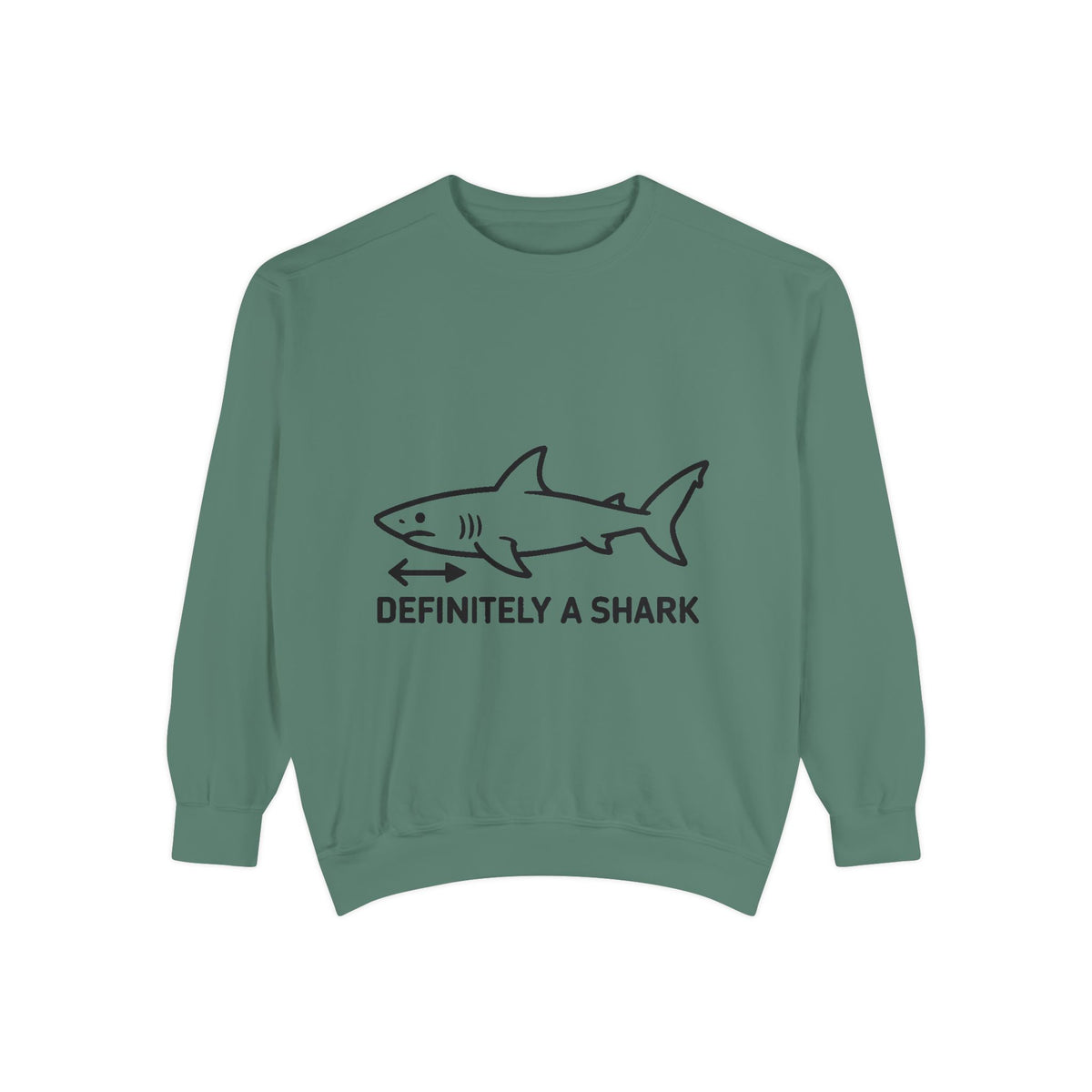 Definitely A Shark Diagram Sweatshirt, Funny Meme Crewneck, Deadpan Textbook Diagram Shirt, Shark Lover Gift, Sarcastic Sweatshirt