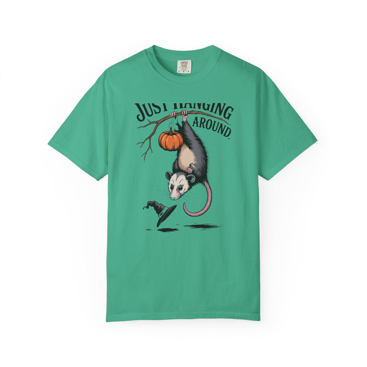 Just Hanging Around Opossum Shirt, Vintage Halloween Possum T-Shirt, Funny Halloween Gift, Retro Naturalist Tee