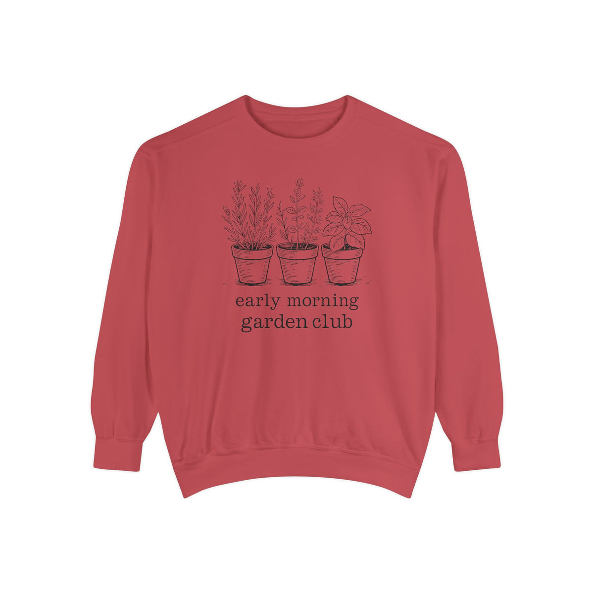 Gardener Sweatshirt, Early Morning Garden Club Crewneck, Hobby Gift For Gardener, Herb Garden Lover Gift, Botanical Sweatshirt, Plant Lady…