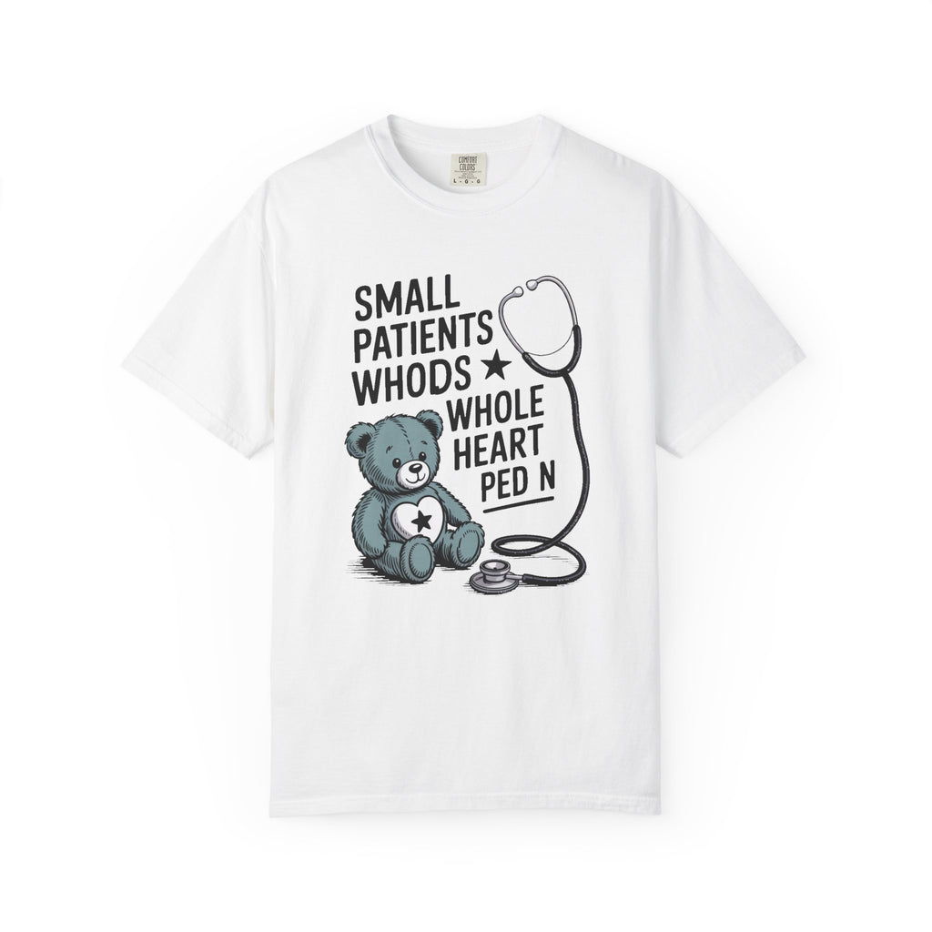 Peds RN Shirt, Small Patients Whole Heart, Pediatric Nurse Gift, Nurse Retirement Gift, Peds Nurse Appreciation Tee, Nursing School Grad Gi…