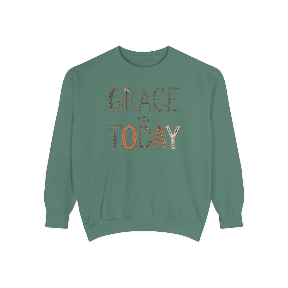 Christian Gift For Women, Grace For Today Sweatshirt, Faith Based Crewneck, Religious Sweatshirt Gift, Christian Woman Gift, Inspirational…