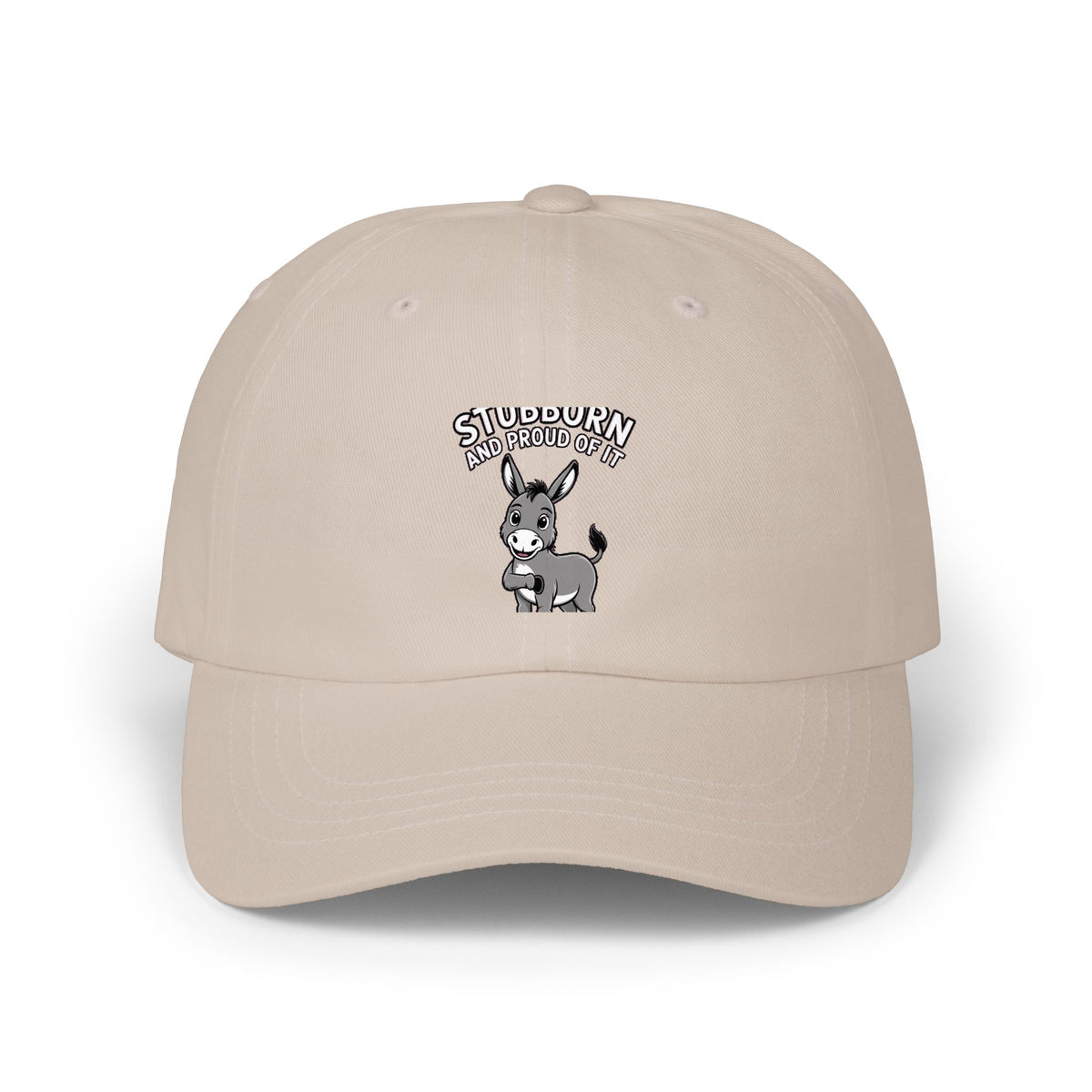 Stubborn Donkey Dad Cap, Funny Donkey Embroidered Hat, Stubborn And Proud Of It Cap, Cute Farm Animal Baseball Cap, Gift For Him