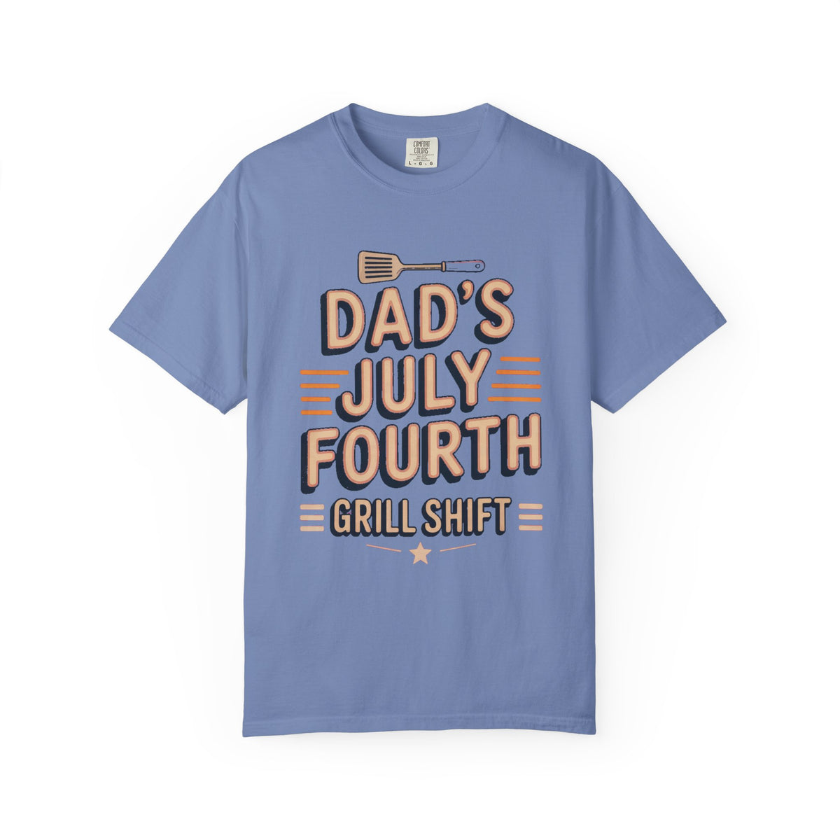 Dad's Fourth of July Shirt, Grill Shift BBQ Dad Tee, Funny Patriotic Grilling Gift For Dad, 4th Of July Dad Shirt, BBQ Dad Gift