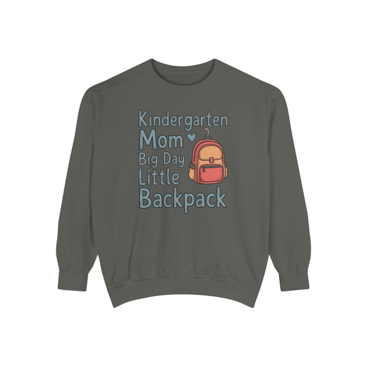 Kindergarten Mom Sweatshirt, Big Day Little Backpack Crewneck, Back To School Gift For Mom, First Day of Kindergarten Shirt, Mom Of Kinderg…