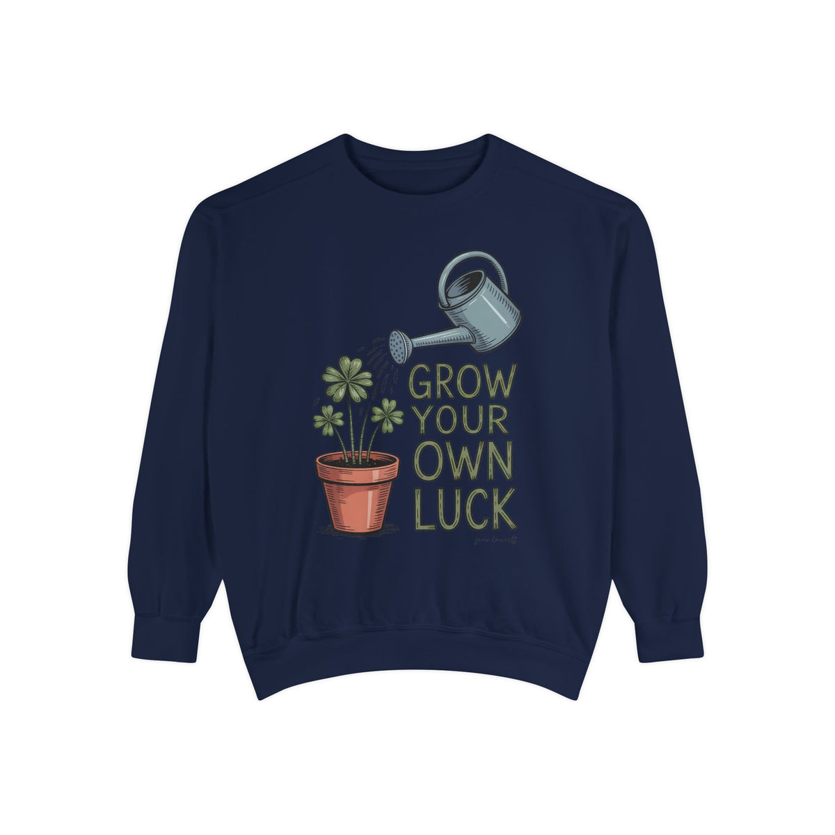 Gardener Sweatshirt, St Patrick's Day Gift For Gardener, Grow Your Own Luck Shirt, Plant Lover Sweatshirt, Shamrock Garden Gift, Lucky Gard…