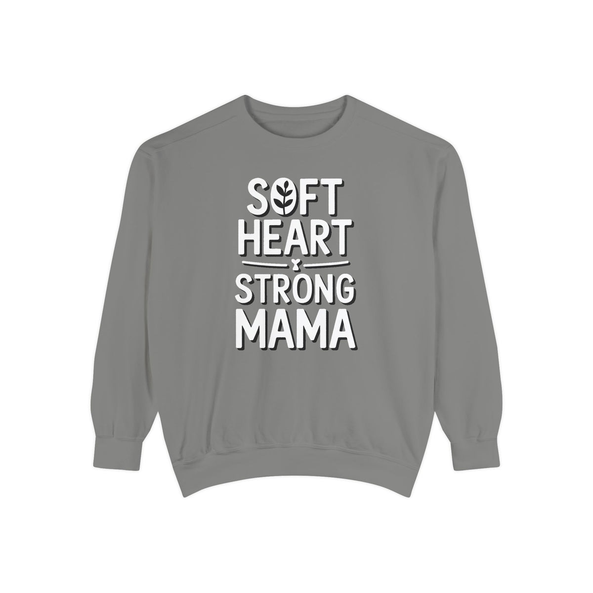 Mom Sweatshirt, Soft Heart Strong Mama Crewneck, Mothers Day Gift For Mom, Floral Patchwork Mom Shirt, Embroidered Mama Sweatshirt