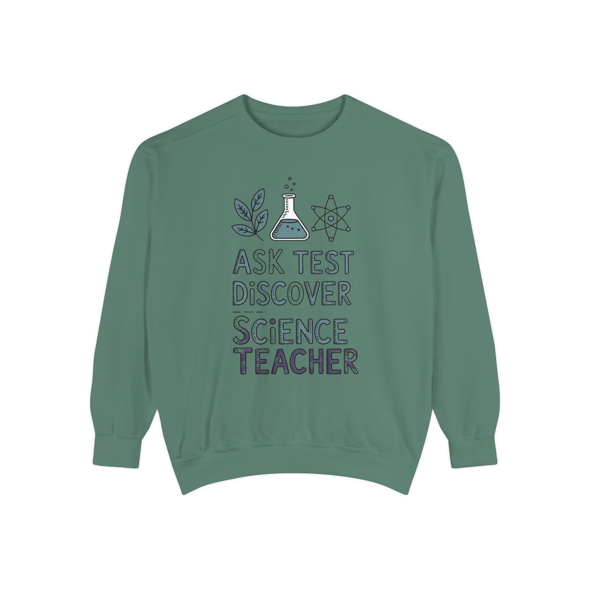 Science Teacher Sweatshirt, Ask Test Discover Crewneck, Science Teacher Retirement Gift, Professions Sweater, Science Teacher Appreciation…