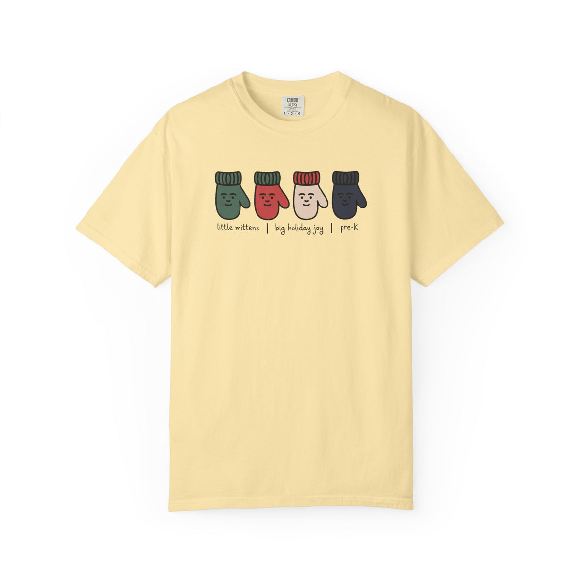 Pre-K Teacher Christmas Shirt, Little Mittens Big Holiday Joy, Preschool Staff Christmas Gift, Pre-K Christmas Crew Tee, Holiday Teacher Sh…
