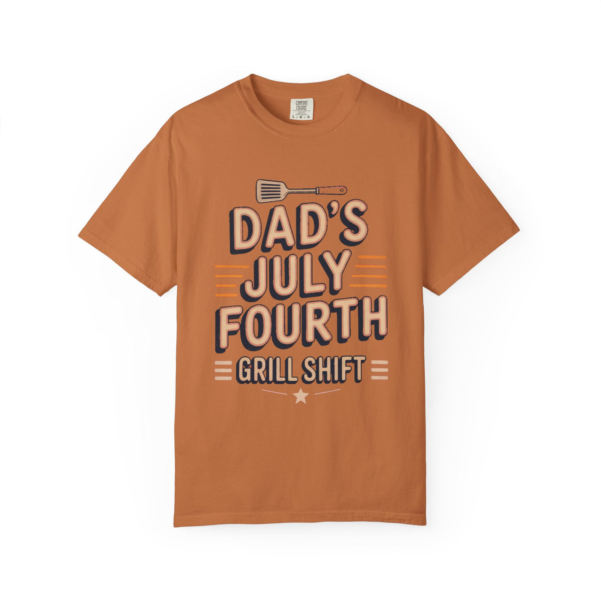 Dad's Fourth of July Shirt, Grill Shift BBQ Dad Tee, Funny Patriotic Grilling Gift For Dad, 4th Of July Dad Shirt, BBQ Dad Gift