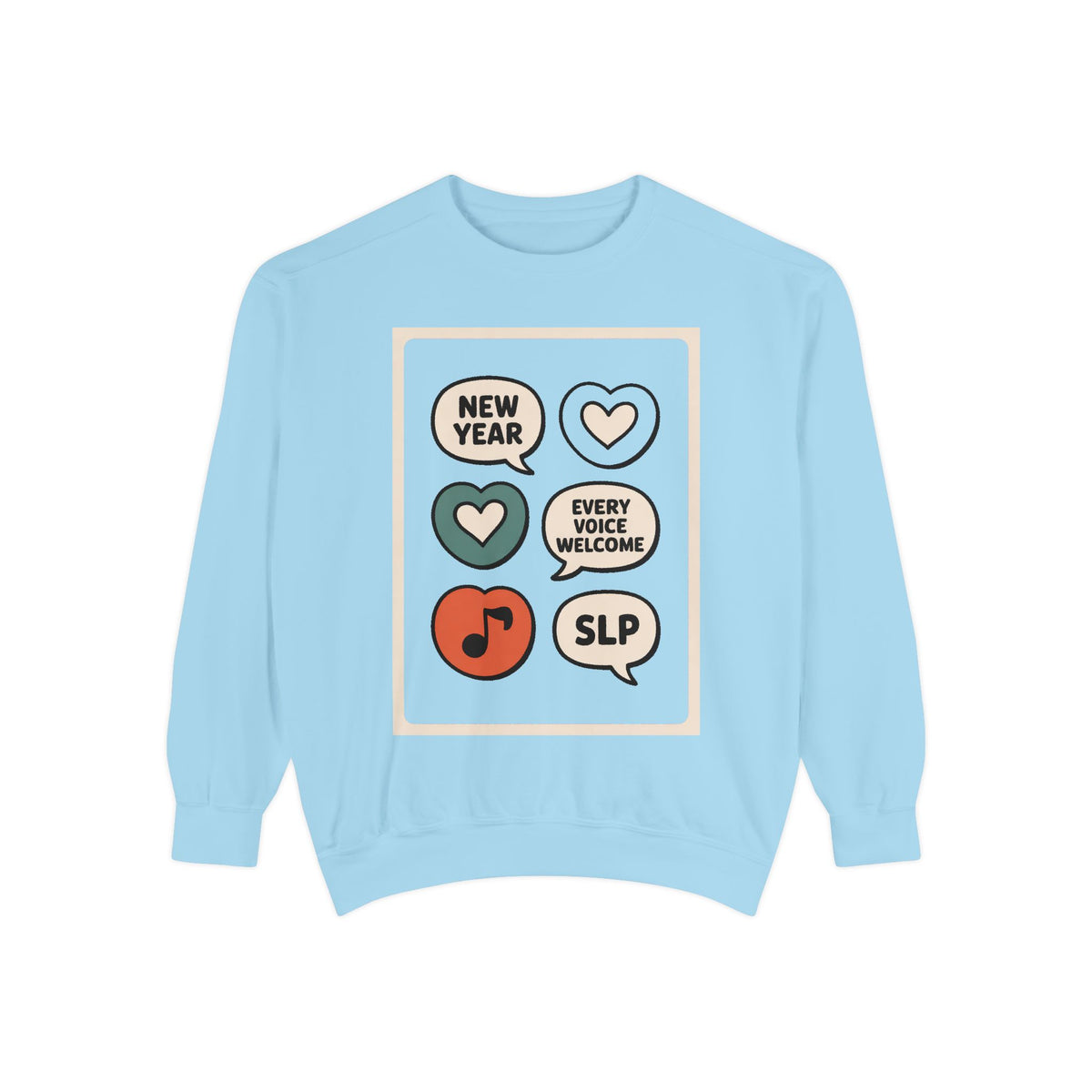 SLP Sweatshirt, Back to School Gift For Speech Language Pathologist, Every Voice Welcome Crewneck, New Year New Caseload Tee, SLP Appreciat…