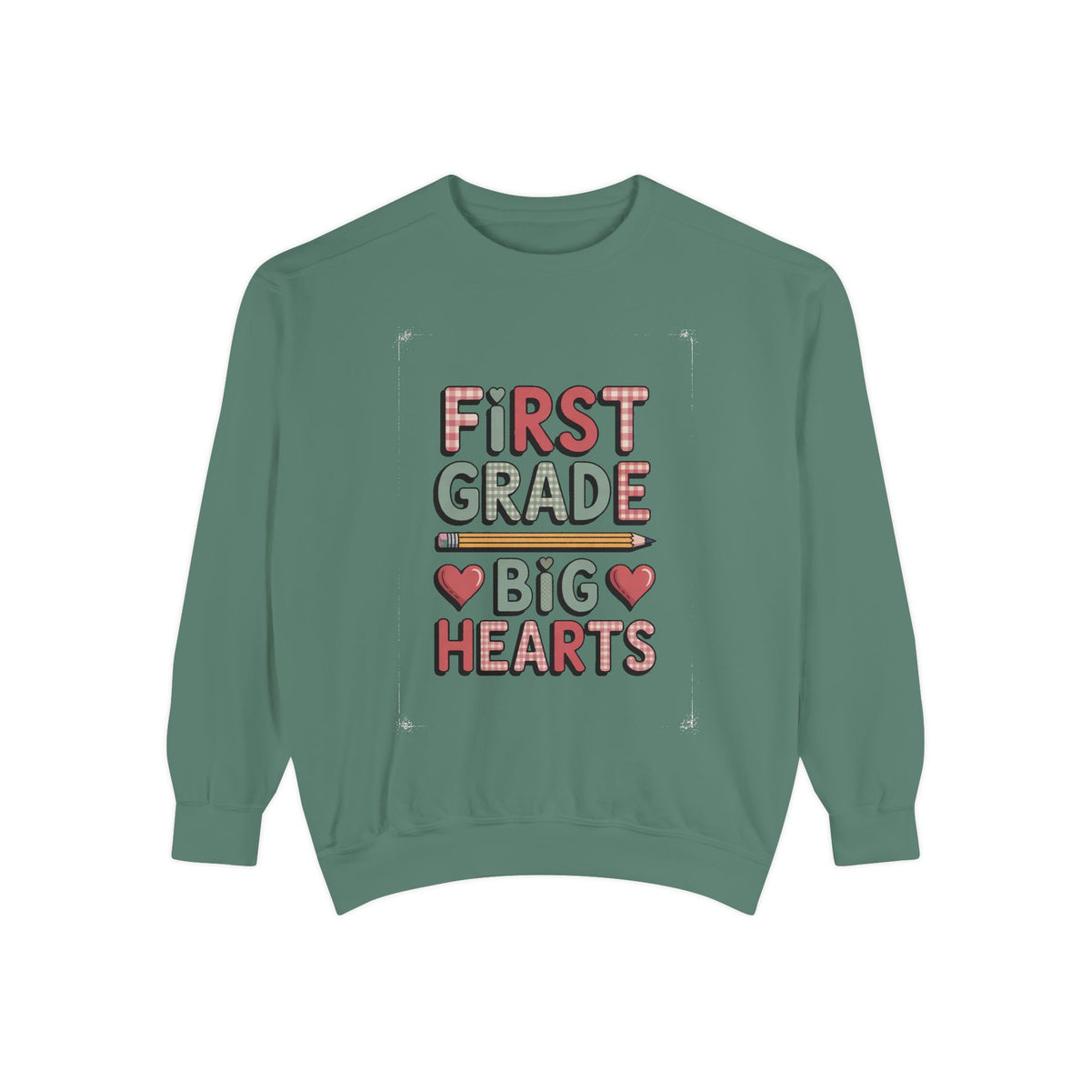 First Grade Teacher Sweatshirt, Big Hearts Valentine's Day Shirt, 1st Grade Teacher Valentine Gift, Teacher Appreciation Crewneck, Cute Val…