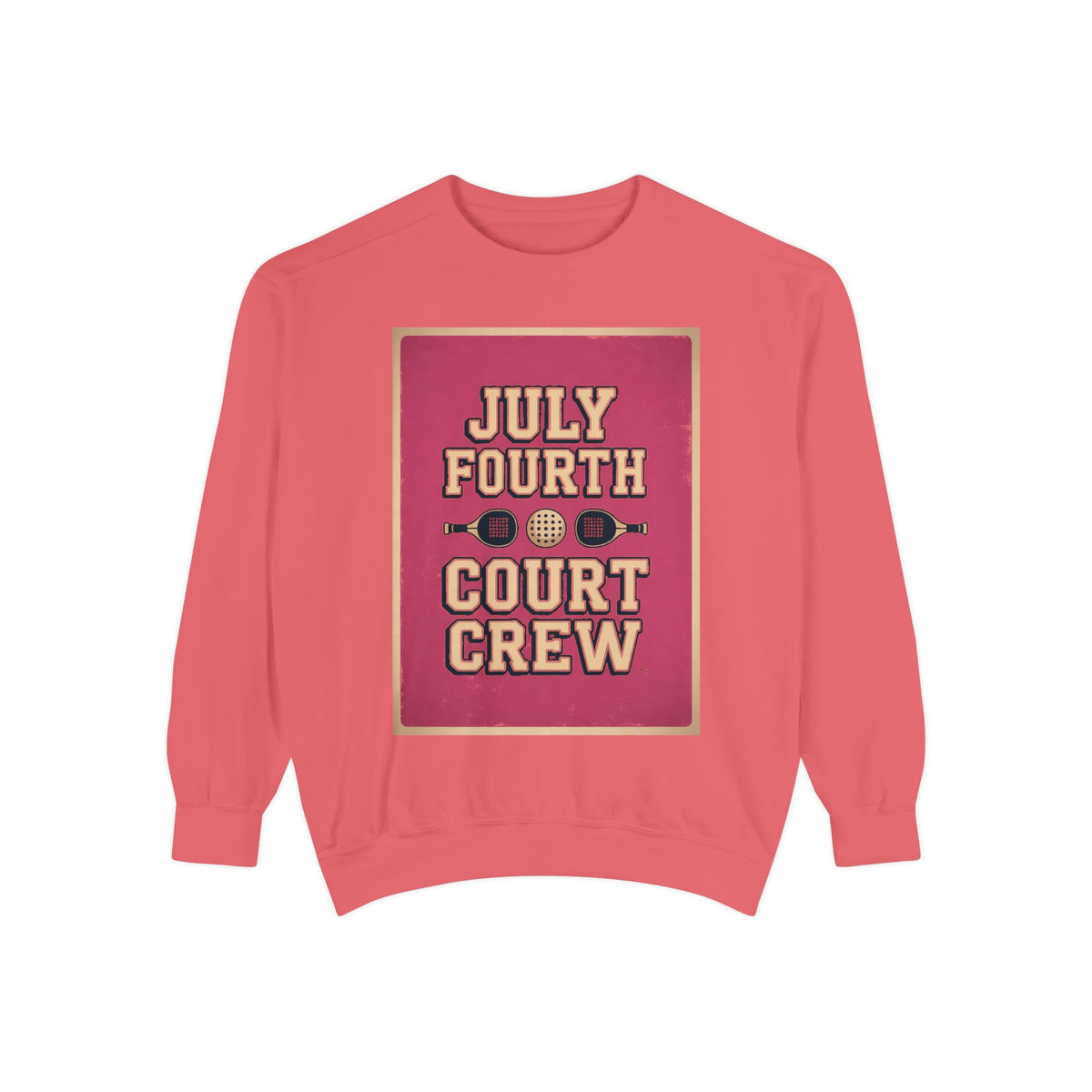Pickleball Club Sweatshirt, Fourth Of July Gift For Pickleball Lovers, Court Crew Crewneck, Patriotic Pickleball Team Shirt, July 4th Sweat…