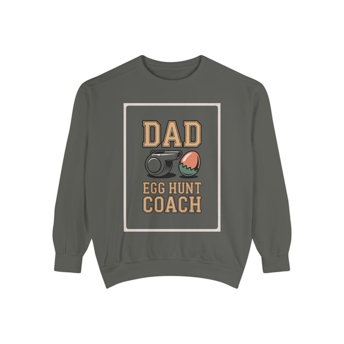 Dad Easter Sweatshirt, Egg Hunt Coach Shirt, Funny Easter Gift For Dad, Dad Easter Crewneck, Easter Sweatshirt For Him, Coach Dad Gift