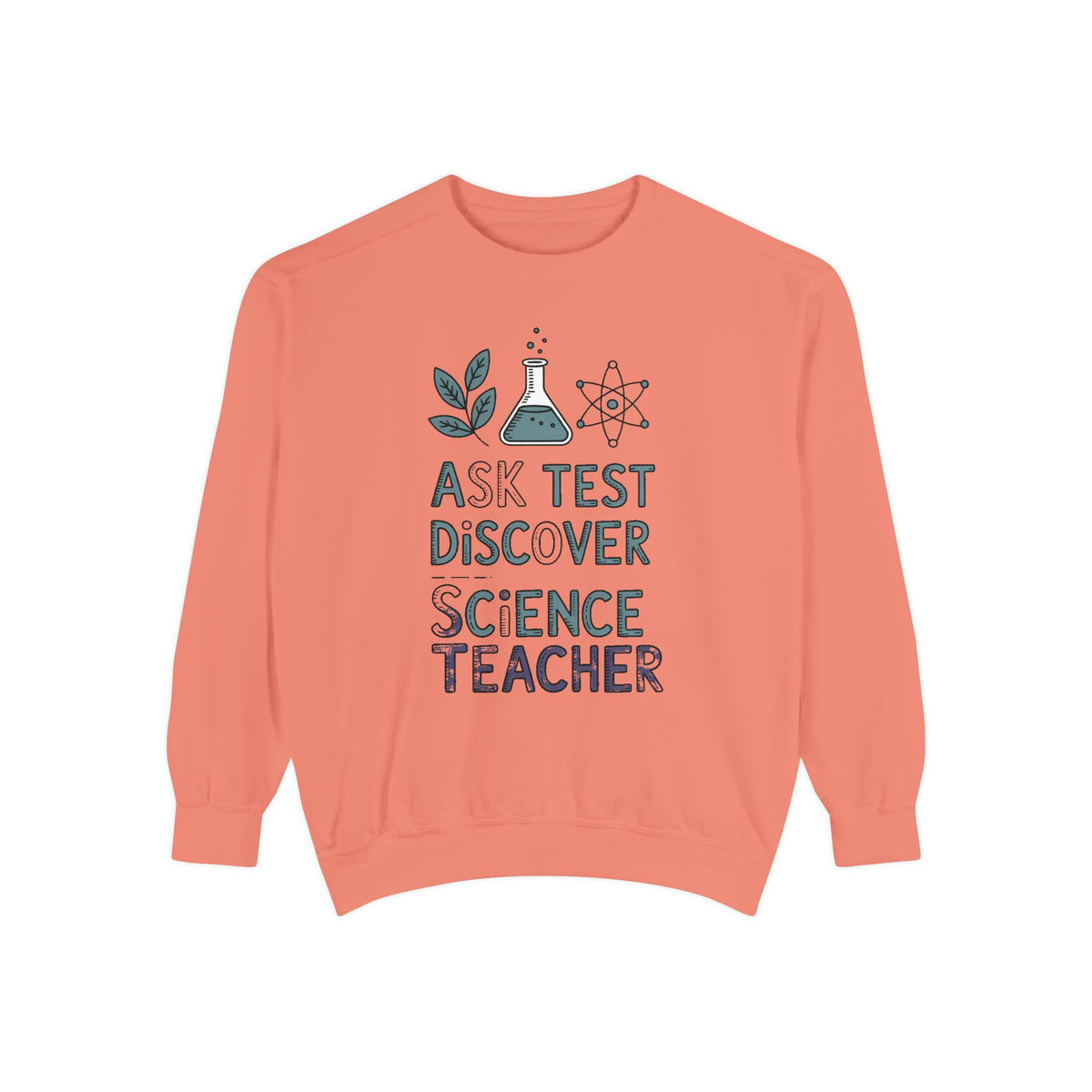 Science Teacher Sweatshirt, Ask Test Discover Crewneck, Science Teacher Retirement Gift, Professions Sweater, Science Teacher Appreciation…