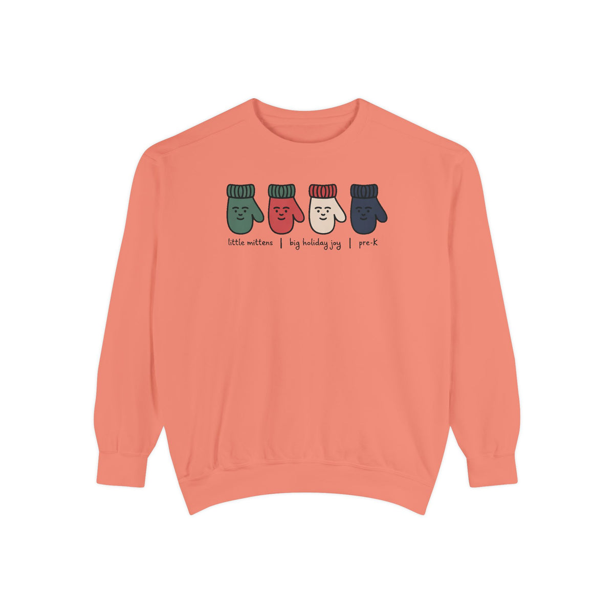 Pre-K Teacher Sweatshirt, Little Mittens Christmas Crewneck, Preschool Staff Christmas Gift, Holiday Gift For Pre-K Teacher, Christmas Teac…