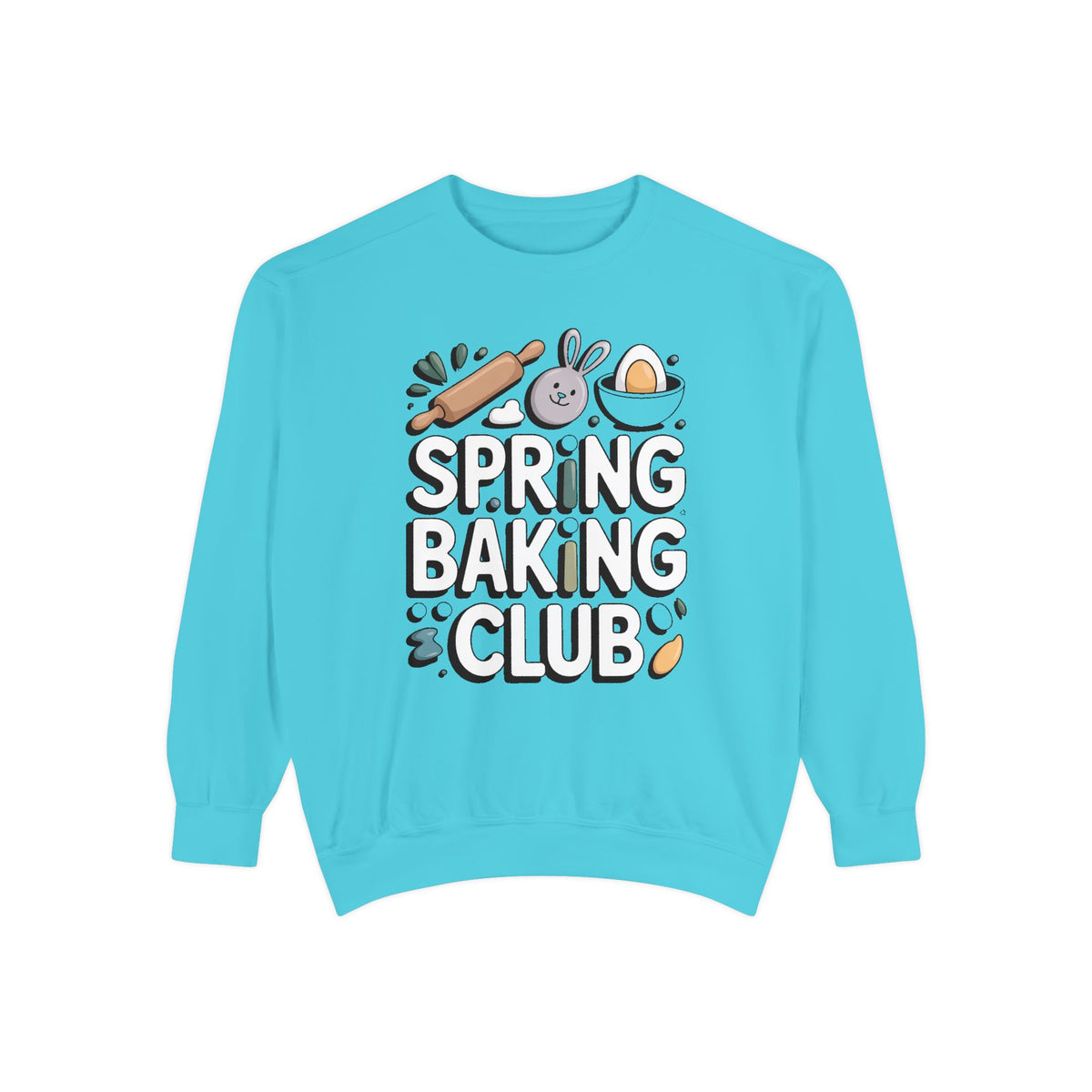 Home Baker Sweatshirt, Easter Gift for Baker, Spring Baking Club Crewneck, Easter Baking Lover Sweatshirt, Cute Easter Gift for Her