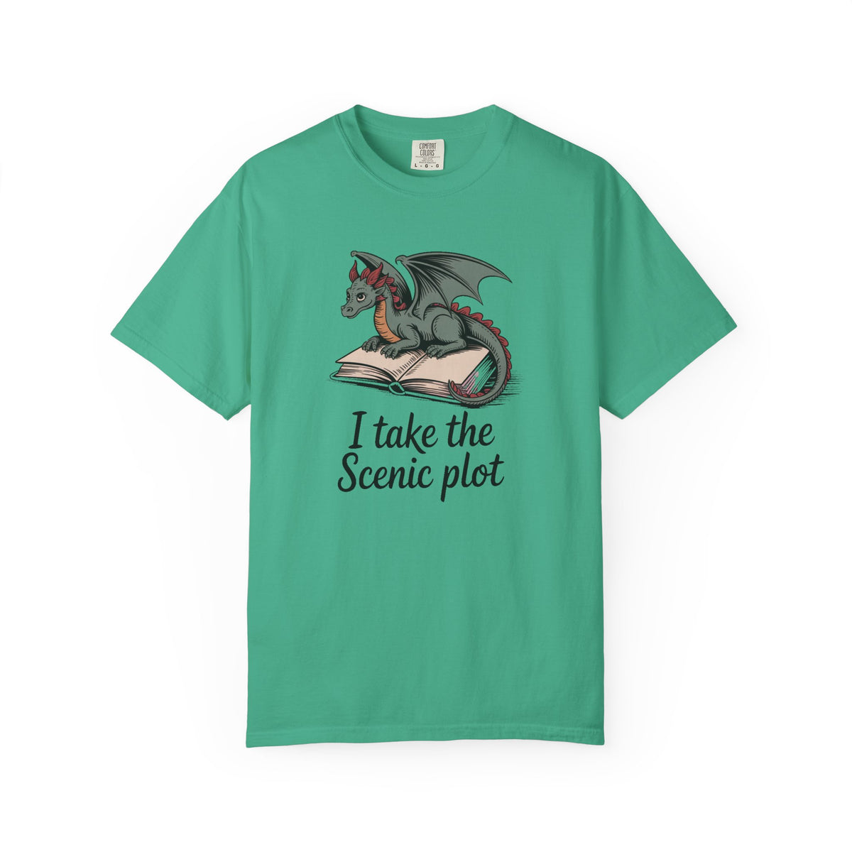 Fantasy Reader Shirt, I Take The Scenic Plot, Dragon Book Lover Gift, Bookworm T-Shirt, Fantasy Book Lover Tee, Reading Hobby Shirt