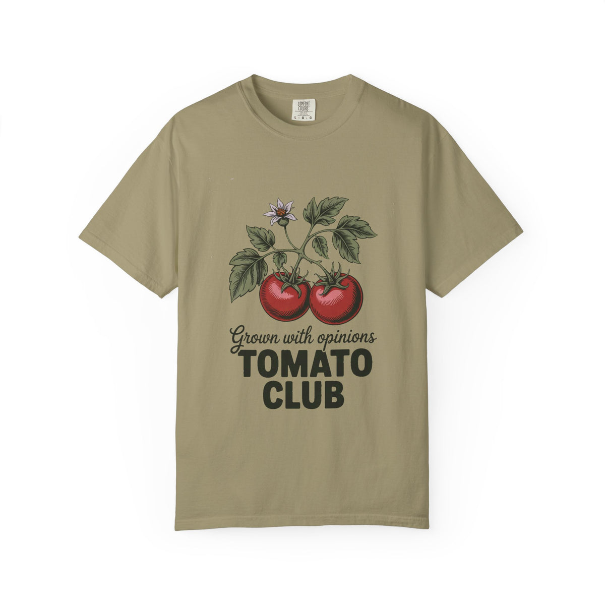 Gardener T-Shirt, Grown With Opinions Tomato Club, Funny Gardening Gift, Tomato Lover Tee, Vegetable Garden Shirt, Hobby Gift For Gardener