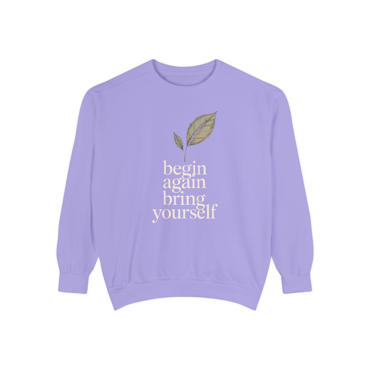 New Job Sweatshirt, Begin Again Crewneck, New Chapter Gift, Faith Based Gift, Positive Message Sweatshirt, Inspirational New Job Gift